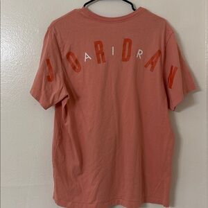 Lightly Used - Jordan Men's Pink Logo Tee